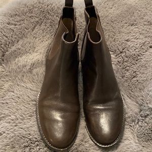 Michael Kors Thea Chocolate Leather boots in the box!